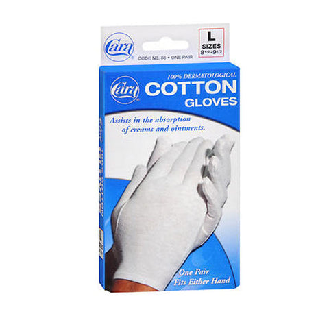 Cara, Cotton Gloves Large, 1 Pair Cara