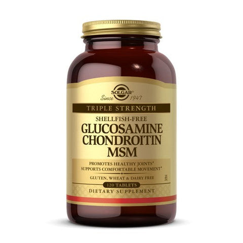Solgar, Glucosamine Chondroitin Msm Triple Strength, 120 Tabs Solgar