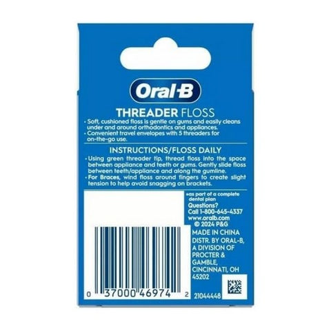 Oral-B, Threader Floss, 30 Count Oral-B