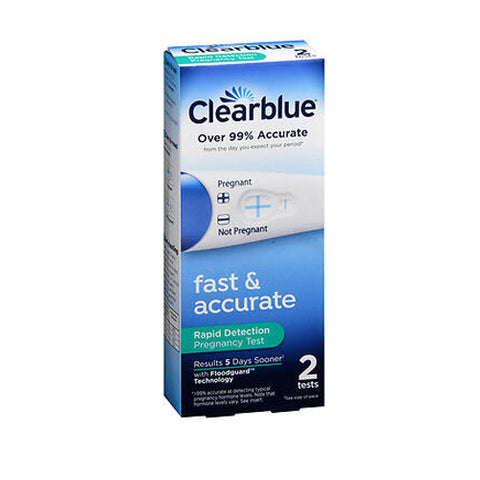 Clearblue, Rapid Detection Pregnancy Test, 2 Count Clearblue