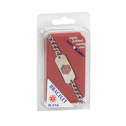 Emerg Alert, Medical Emergency Id Bracelet Blank Hypo Allergenic, 1 each Emerg Alert