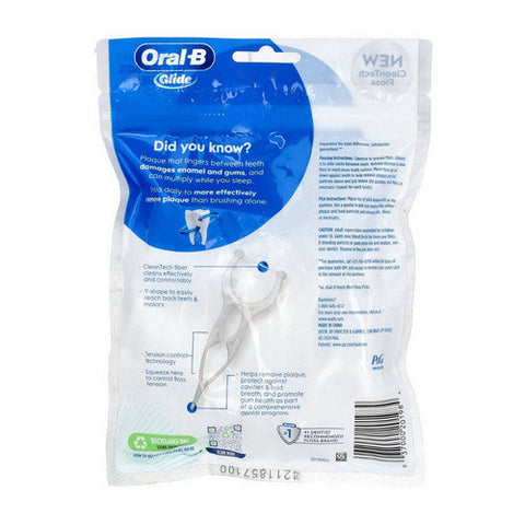 Oral-B, Glide Pro-Health Dental Floss Picks Deep Clean Angle, 30 Count Oral-B