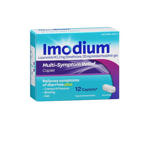 Imodium, Multi-Symptom Relief Caplets, 12 Tabs Imodium
