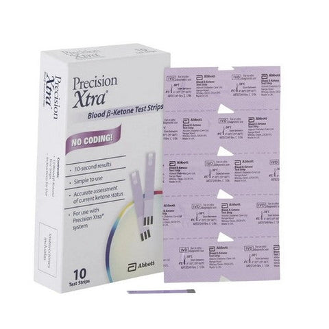 Precision Xtra, Blood B-Ketone Test Strips, Box Of 10
