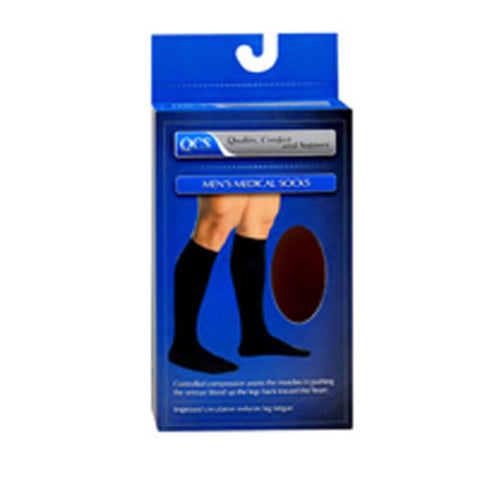 Men'S Medical Socks Firm Compression Large Brown 1 Pair  by Loving Comfort