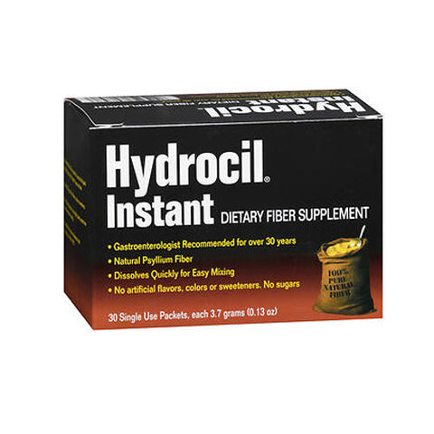 B-F-I, Hydrocil Instant Fiber Laxative Packets, 30 each Hydrocil