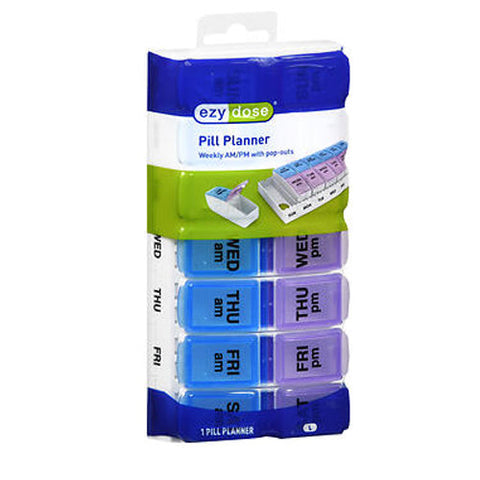 Ezy Dose, Pill Planner Weekly Am Pm Large, 1 Count Ezy Dose