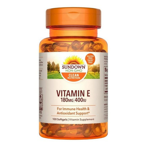 Sundown Naturals, Sundown Naturals Vitamin E, 400 IU, 100 caps Sundown Naturals