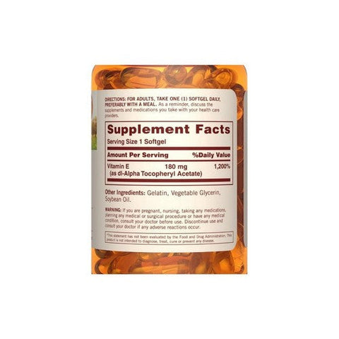 Sundown Naturals, Sundown Naturals Vitamin E, 400 IU, 100 caps Sundown Naturals