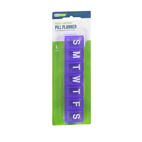 Ezy Dose, Pill Planner Weekly Contoured Large, 1 Each Ezy Dose