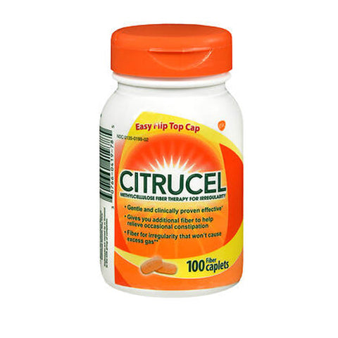 Citrucel, Methylcellulose Fiber Therapy Caplets, 100 Count Citrucel
