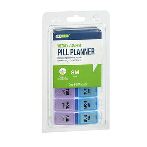 Ezy Dose, Pill Planner Am & Pm Daily Pop-Outs Small, 1 Each Ezy Dose
