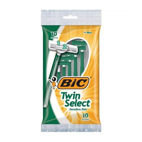 Bic, Twin Select Shavers For Men Sensitive Skin, 10 each Bic