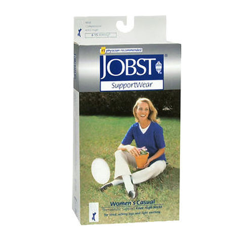 Mild Compression Knee-Highs White Small 1 Each by Jobst