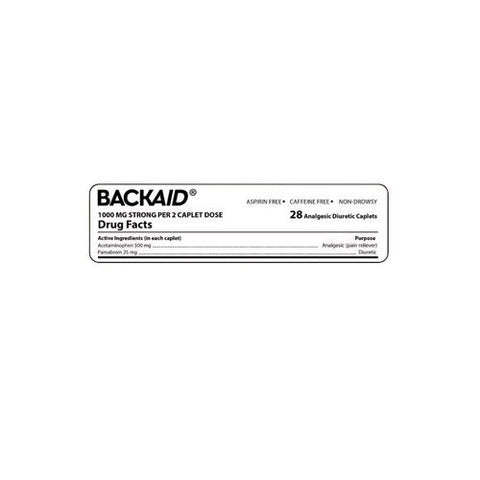 Backaid, Maximum Strength Backache Pain Relief, 28 Tabs Backaid
