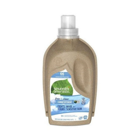 Seventh Generation, Free And Clear Liquid Laundry Detergent, Free and Clear, 50 OZ Seventh Generation