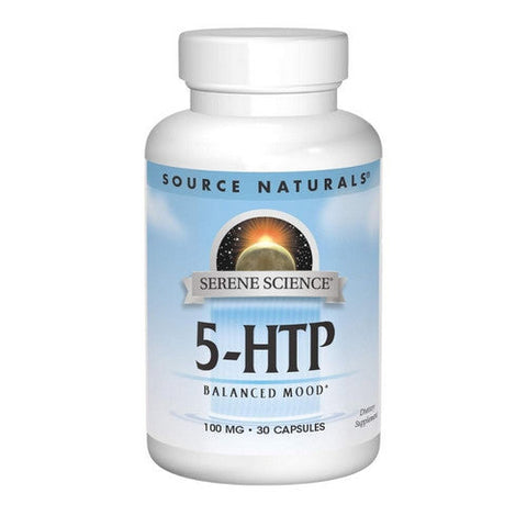 Source Naturals, 5-HTP, 100 mg, 30 caps Source Naturals