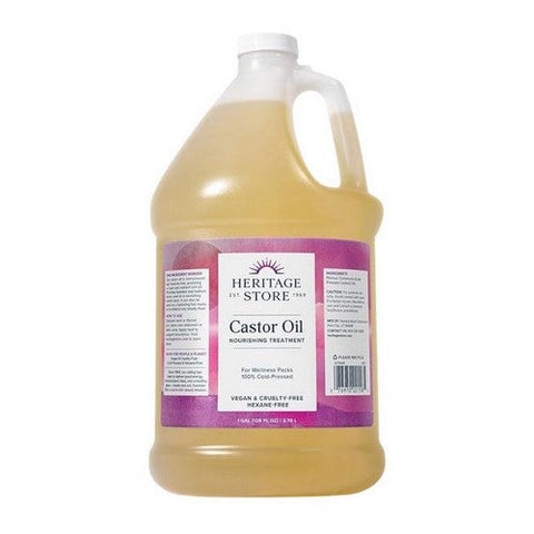 Heritage Store, Castor Oil, 1 GALLON Heritage Store