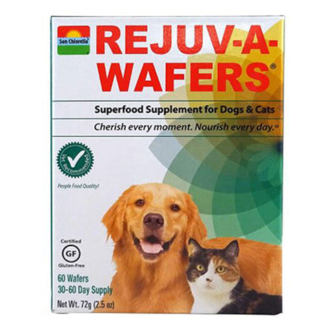 Sun Chlorella, Rejuv-A-Wafers for Dogs and Cats, 60 Count Sun Chlorella
