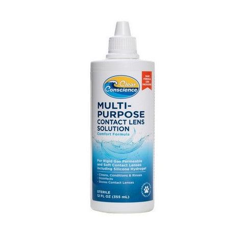 Clear Conscience, Multi-Purpose Contact Lens Solution, 12 fl oz Clear Conscience