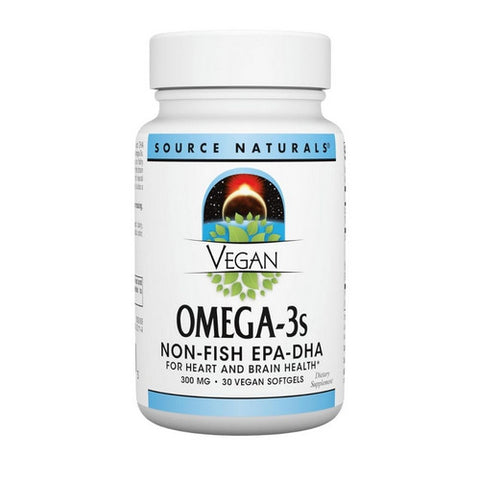Source Naturals, Omega-3 Vegan EPA-DHA, 350 mg, 30 sgels Source Naturals