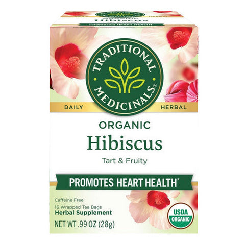 Traditional Medicinals, Hibiscus Tea, 16 BAGS Traditional Medicinals