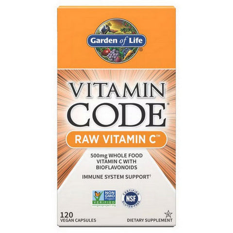 Garden of Life, Vitamin Code Raw Vitamin C, 120 Veg Caps