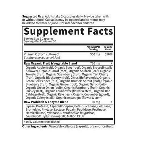 Garden of Life, Vitamin Code Raw Vitamin C, 120 Veg Caps