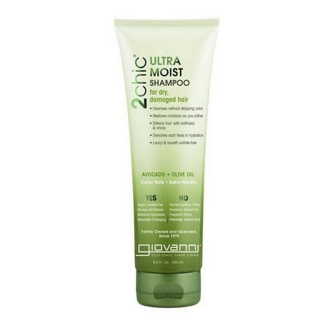 Giovanni Cosmetics, 2Chic Ultra-Moist Shampoo With Avocado And Olive Oil, 8.5 Oz Giovanni Cosmetics