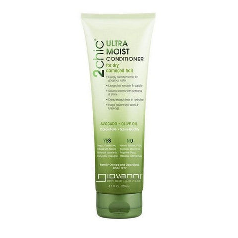 Giovanni Cosmetics, 2Chic Ultra-Moist Conditioner, Avocado and Olive Oil 8.5 OZ Giovanni Cosmetics