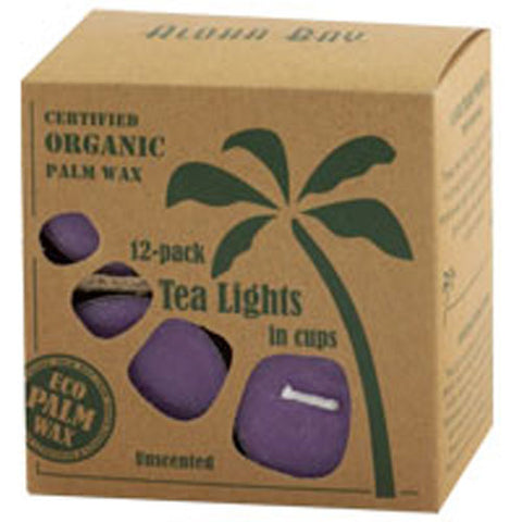 Aloha Bay, Tea Light Candles, Unscented Lavender 12 pack Aloha Bay