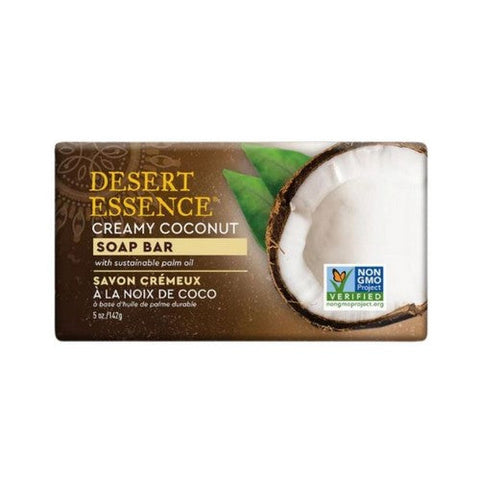Desert Essence, Creamy Coconut Bar Soap, 5 Oz Desert Essence