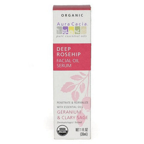 Aura Cacia, Deep Rosehip Facial Oil Serum, 1 OZ Aura Cacia