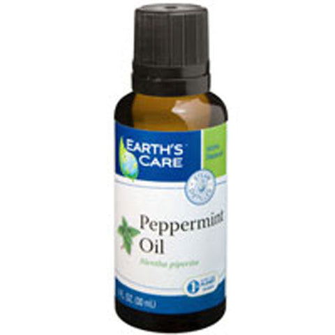 Earth's Care, Peppermint Oil 100% Pure and Natural, 1 OZ Earth's Care