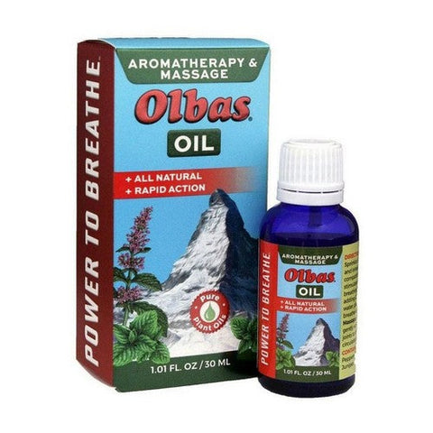 Olbas, Aromatherapy Massage Oil, 1.01 Oz Olbas