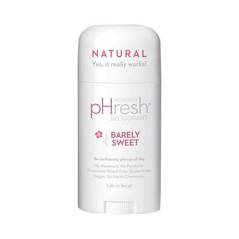 Honestly pHresh, Prebiotic Natural Deodorant Barely Sweet, 2.25 Oz Honestly pHresh