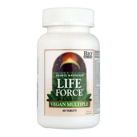 Source Naturals, Life Force Vegan Multiple, 60 Tabs Source Naturals