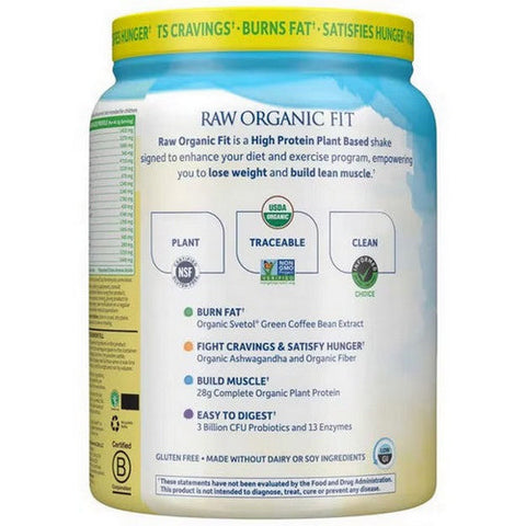 Garden of Life, Gol - Raw Fit Protein, 451 Grams Garden of Life
