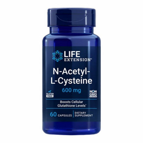 Life Extension, N-Acetyl-L-Cysteine, 600 mg, 60 Vcaps Life Extension