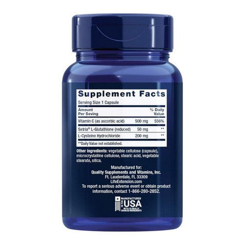 Life Extension, Glutathione - Cysteine and C, 100 Vcaps