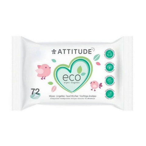 Attitude, Baby Wet Wipes, 72 Count Attitude