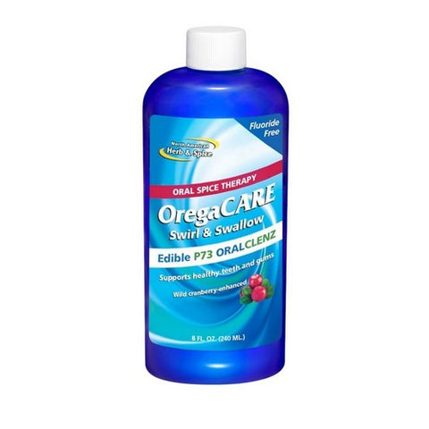 North American Herb & Spice, Oregacare Mouthwash Cranberry, 8 Oz North American Herb & Spice
