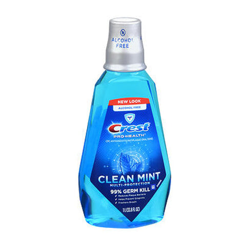Crest, Pro-Health Multi-Protection Cpc Antigingivitis Antiplaque Oral Rinse Clean Mint, 1000 ml Crest