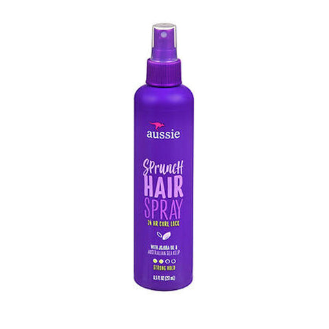 Aussie, Non-Aerosol Hairspray With Jojoba Oil & Sea Kelp Sprunch, 8.5 Oz Aussie
