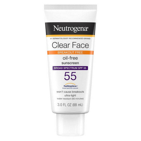 Neutrogena, Clear Face Liquid-Lotion SPF 55, 3 oz Neutrogena