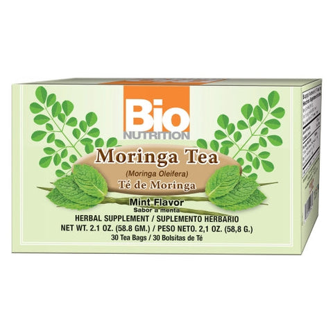 Bio Nutrition Inc, Moringa Tea, Mint 30 Bags Bio Nutrition Inc