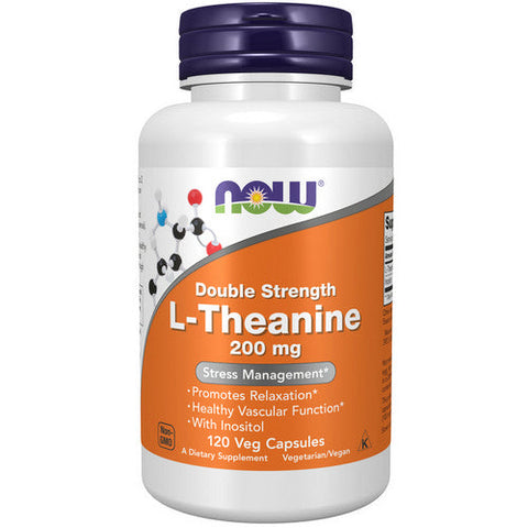 Now Foods, L-Theanine, 120 Vcaps Now Foods