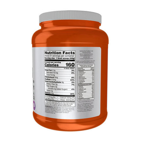 Now Foods, Pea Protein, Dutch Chocolate, 2 lbs Now Foods