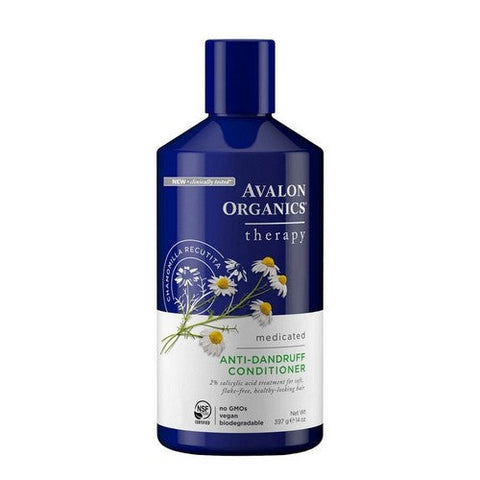 Avalon Organics, Anti-Dandruff Conditioner Itch & Flake Therapy, 14 Oz, Itch & Flake Therapy