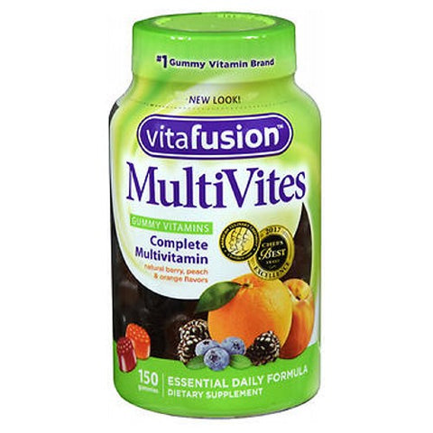 Vitafusion, Multivites Multivitamin Gummy Natural Berry Peach And Orange, 150 Each Vitafusion